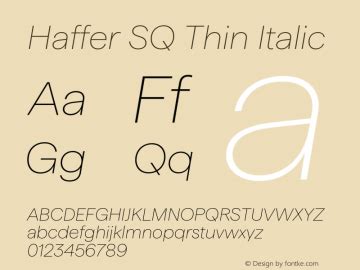 Haffer is a cold version of our Matter typeface with strict horizontal or vertical terminals. . Haffer font